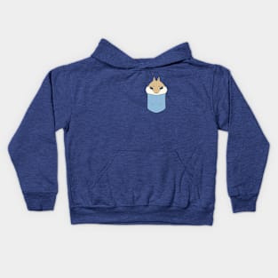 Cute Rabbit in the Pocket Kids Hoodie